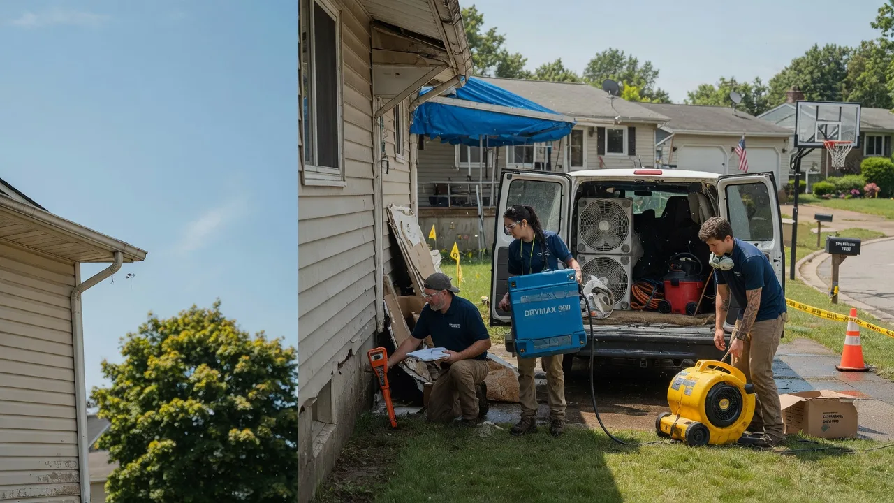 Ceiling Leak Cleanup in Ada, OH near me